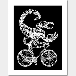 SEEMBO Scorpion Cycling Bicycle Bicycling Biker Biking Bike Posters and Art